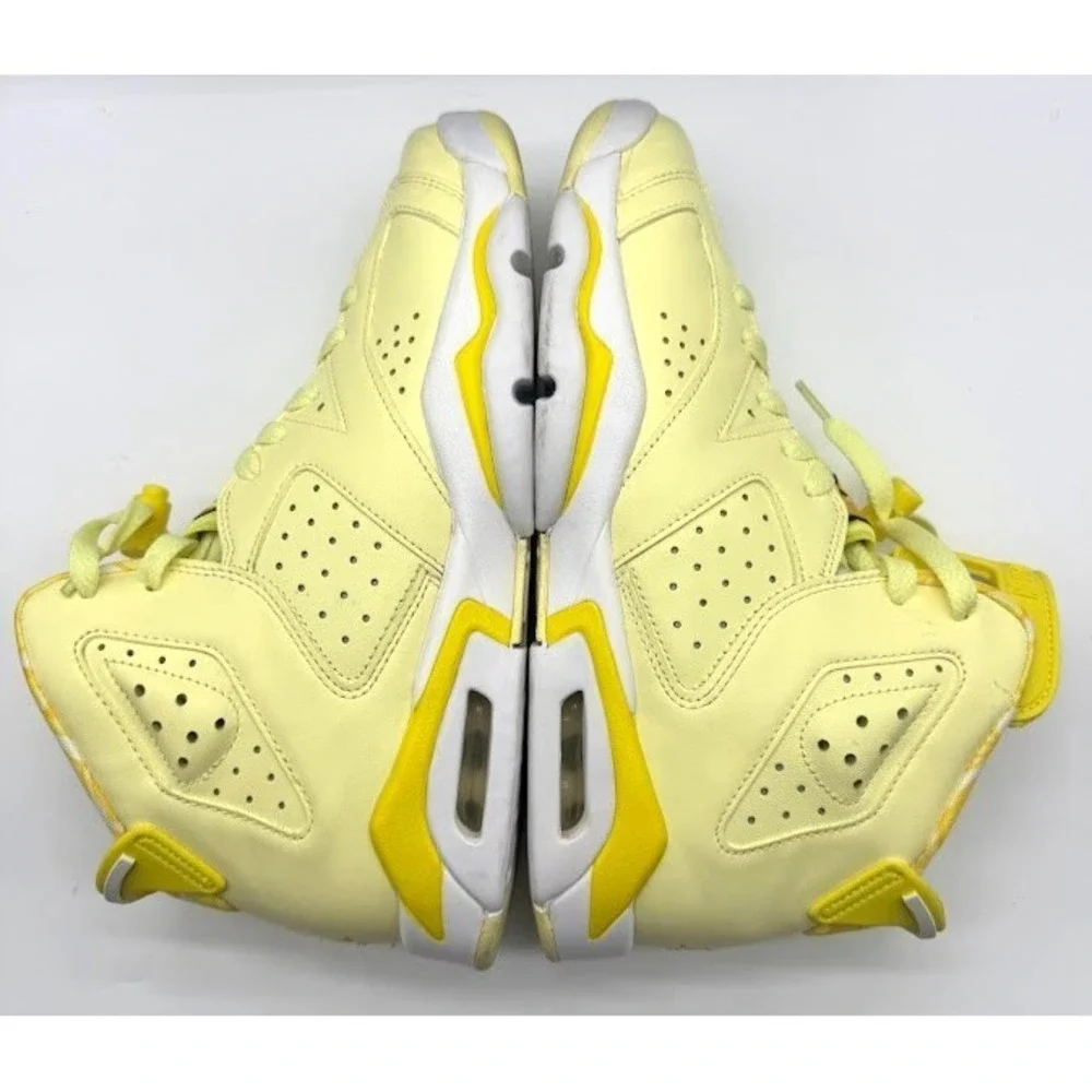 Air Jordan 6 Retro GS Citron Tint Yellow 543390-800 Youth 7Y EU40 w/ Box